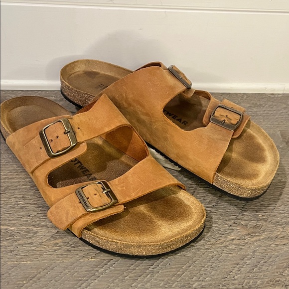 Wyde Footwear Other - Wyde Footwear Maia Brown Buckle Sandals - EU 46 US 12